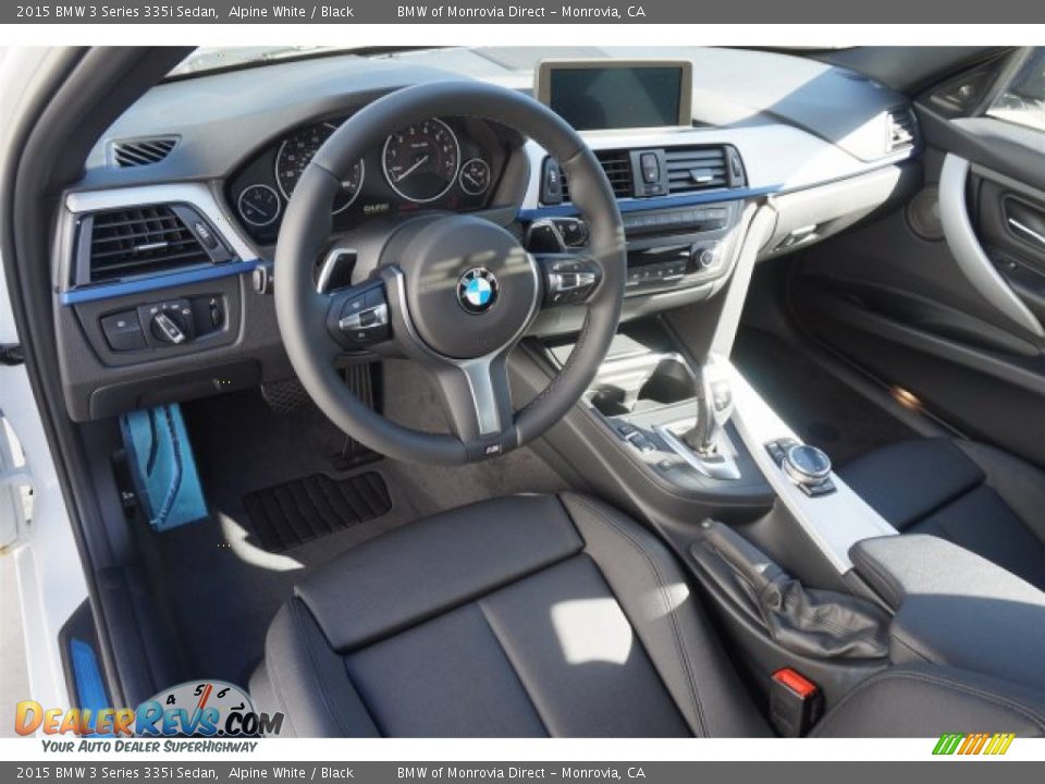2015 BMW 3 Series 335i Sedan Alpine White / Black Photo #6