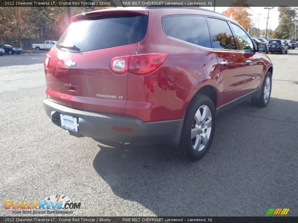 2012 Chevrolet Traverse LT Crystal Red Tintcoat / Ebony Photo #5