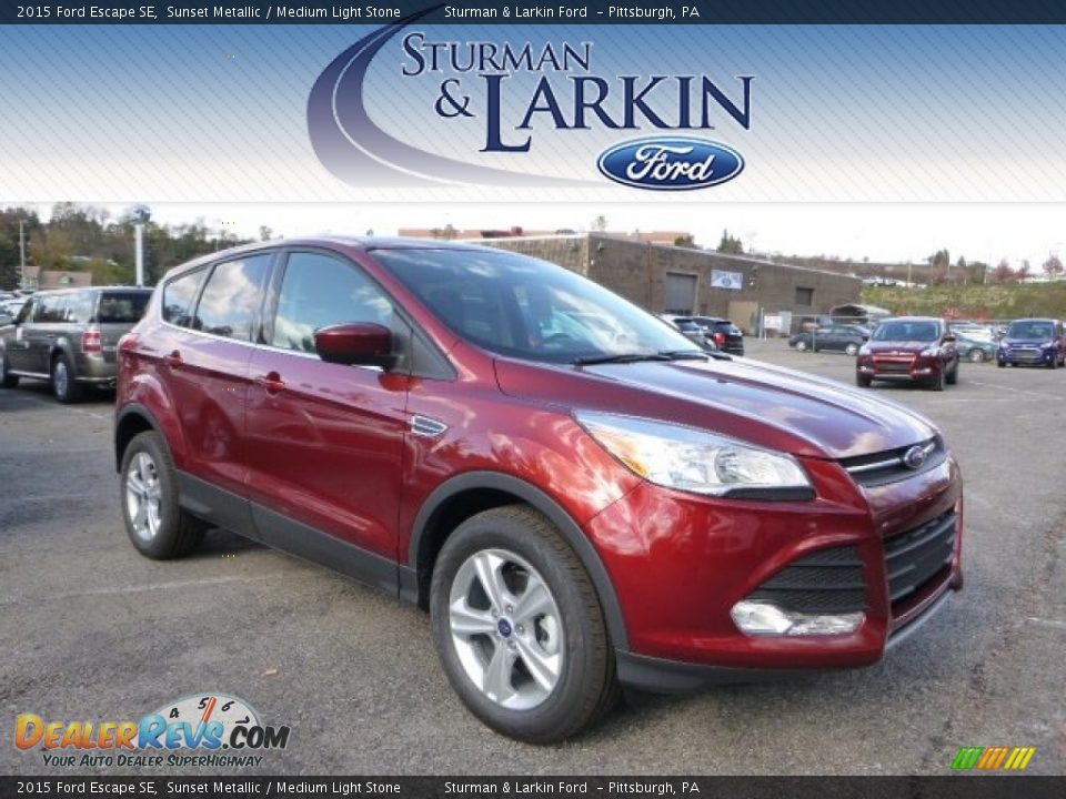2015 Ford Escape SE Sunset Metallic / Medium Light Stone Photo #1