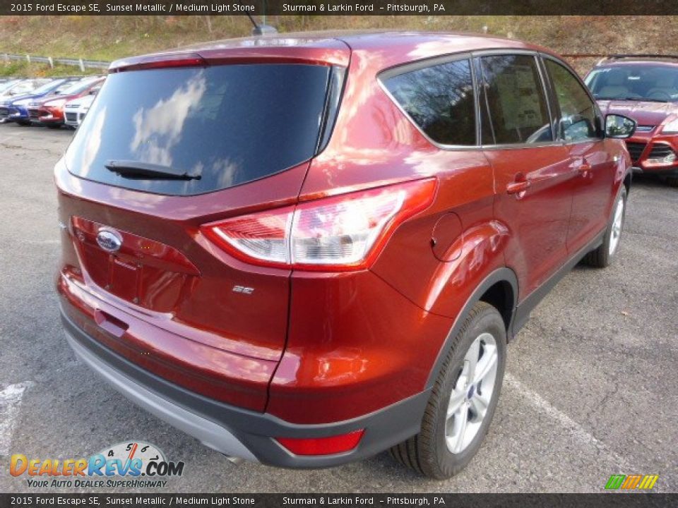 2015 Ford Escape SE Sunset Metallic / Medium Light Stone Photo #3