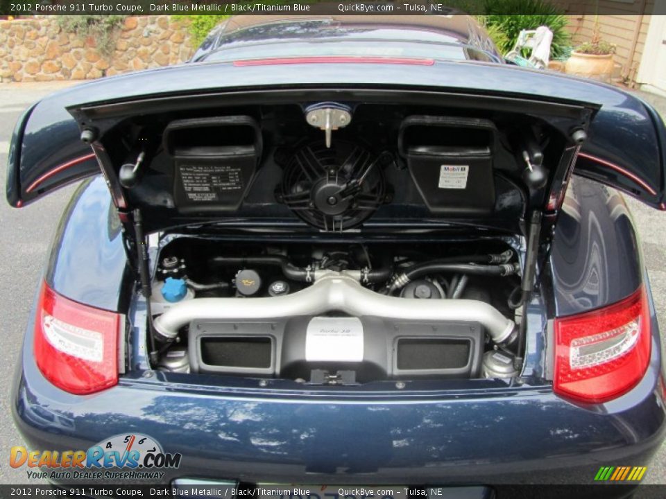 2012 Porsche 911 Turbo Coupe 3.8 Liter Twin VTG Turbocharged DFI DOHC 24-Valve VarioCam Plus Flat 6 Cylinder Engine Photo #19