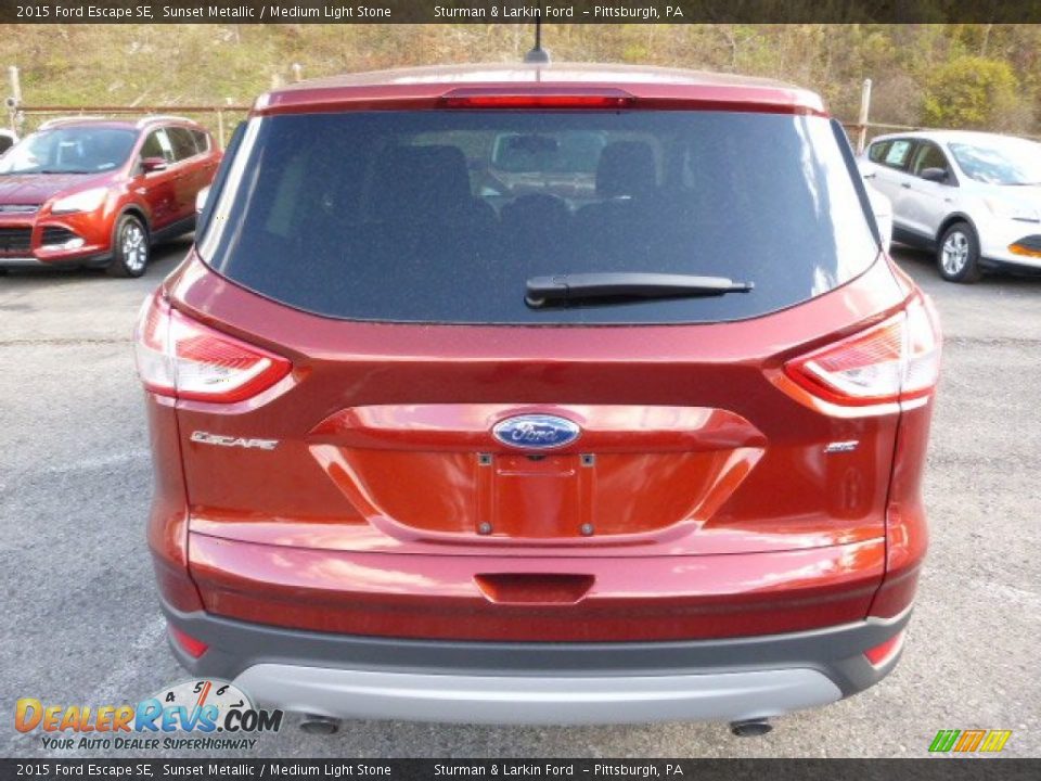 2015 Ford Escape SE Sunset Metallic / Medium Light Stone Photo #4