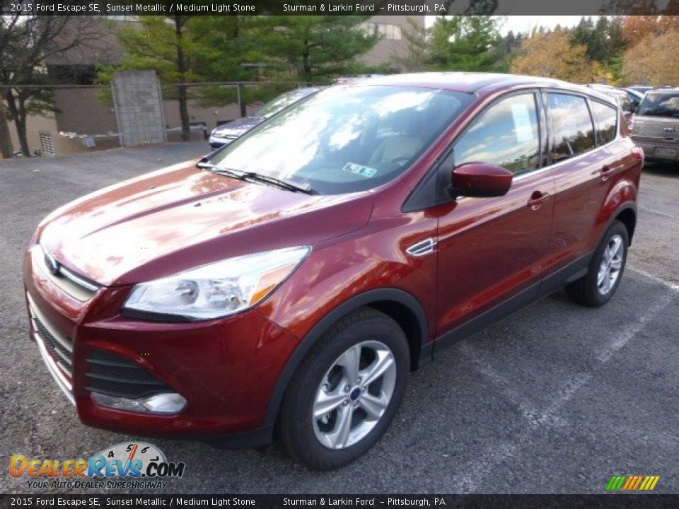 2015 Ford Escape SE Sunset Metallic / Medium Light Stone Photo #6