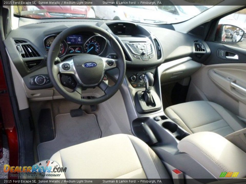 2015 Ford Escape SE Sunset Metallic / Medium Light Stone Photo #9