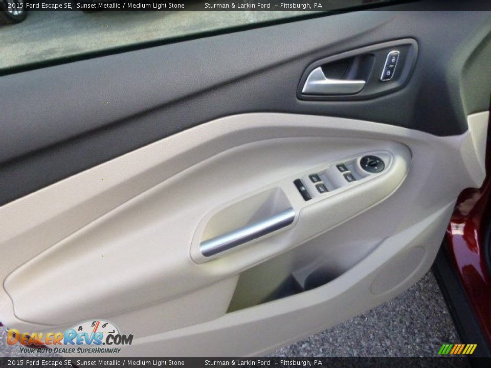 2015 Ford Escape SE Sunset Metallic / Medium Light Stone Photo #10