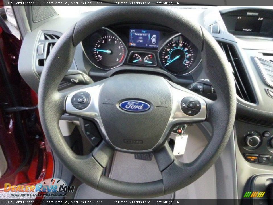 2015 Ford Escape SE Sunset Metallic / Medium Light Stone Photo #11