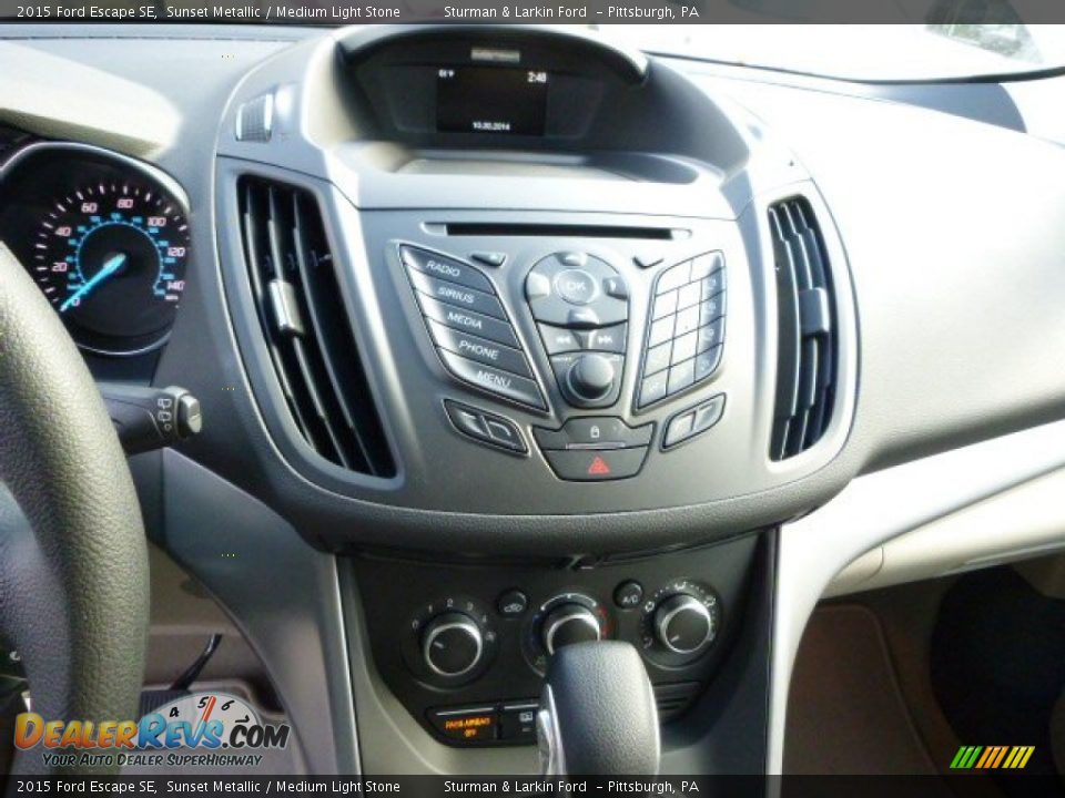 2015 Ford Escape SE Sunset Metallic / Medium Light Stone Photo #12