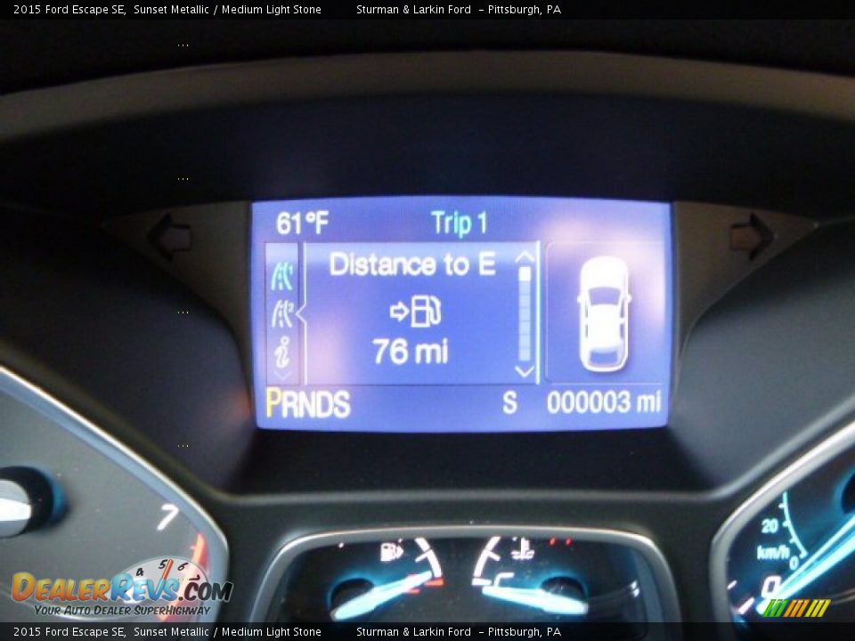 2015 Ford Escape SE Sunset Metallic / Medium Light Stone Photo #13