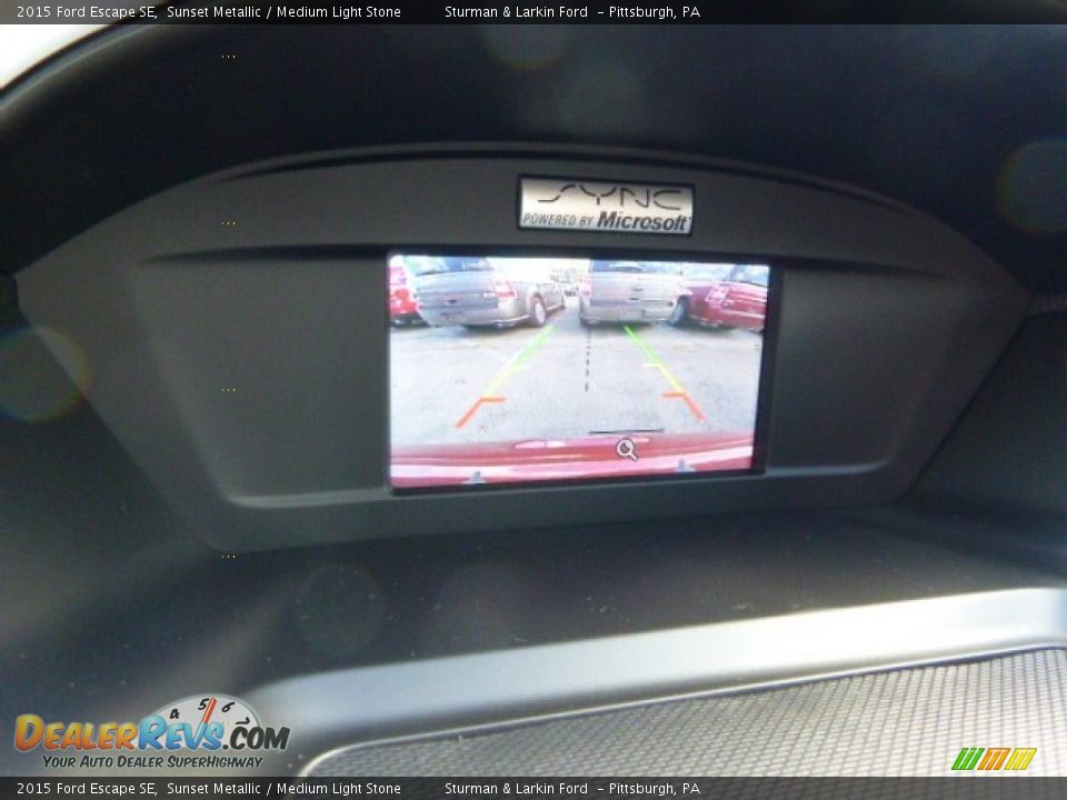 2015 Ford Escape SE Sunset Metallic / Medium Light Stone Photo #14