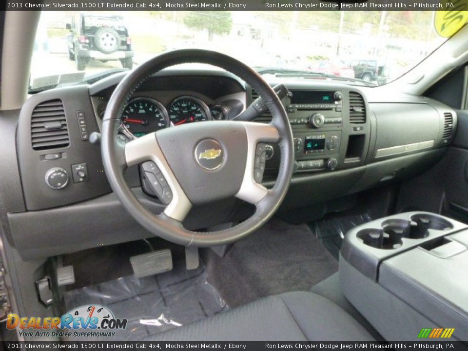 2013 Chevrolet Silverado 1500 LT Extended Cab 4x4 Mocha Steel Metallic / Ebony Photo #15