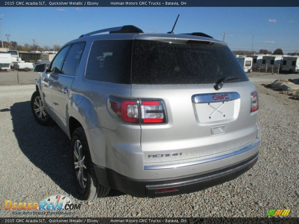 2015 GMC Acadia SLT Quicksilver Metallic / Ebony Photo #30