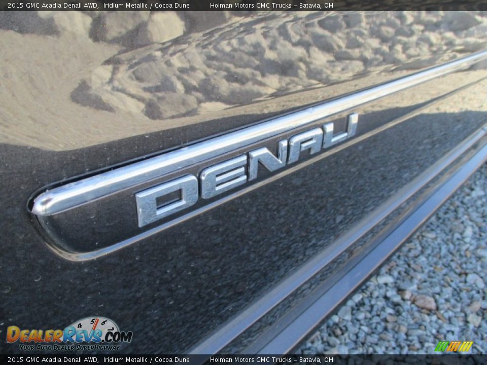 2015 GMC Acadia Denali AWD Iridium Metallic / Cocoa Dune Photo #4