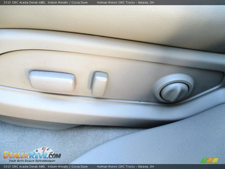 2015 GMC Acadia Denali AWD Iridium Metallic / Cocoa Dune Photo #7