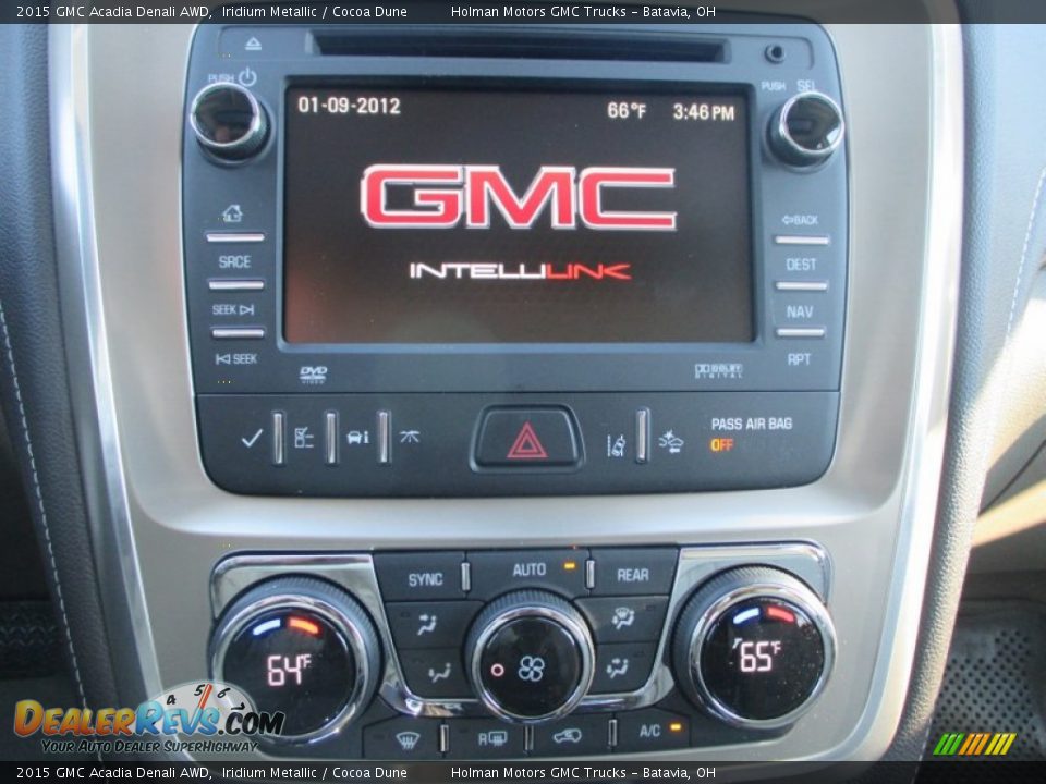 2015 GMC Acadia Denali AWD Iridium Metallic / Cocoa Dune Photo #8