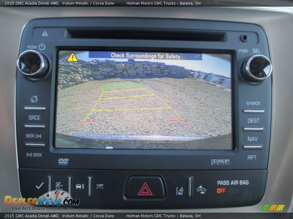 2015 GMC Acadia Denali AWD Iridium Metallic / Cocoa Dune Photo #15