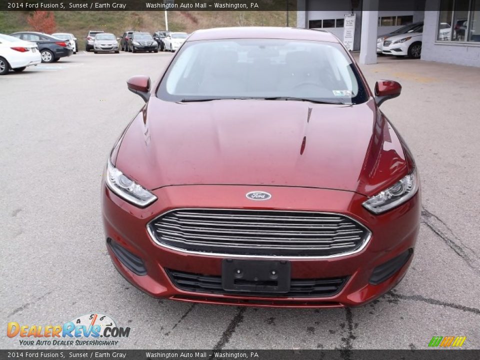 2014 Ford Fusion S Sunset / Earth Gray Photo #3