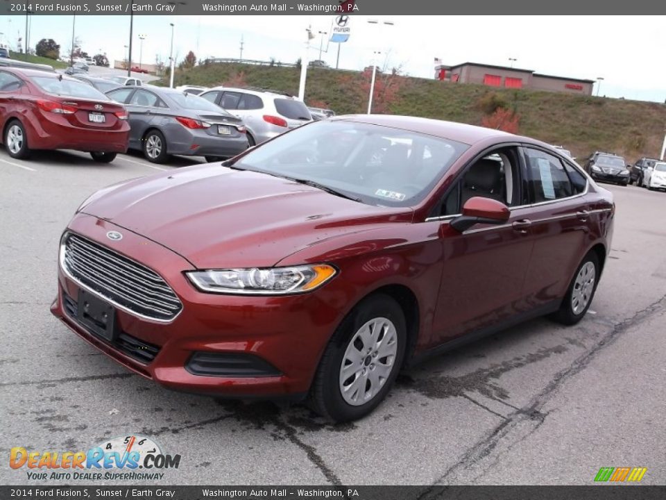 2014 Ford Fusion S Sunset / Earth Gray Photo #4