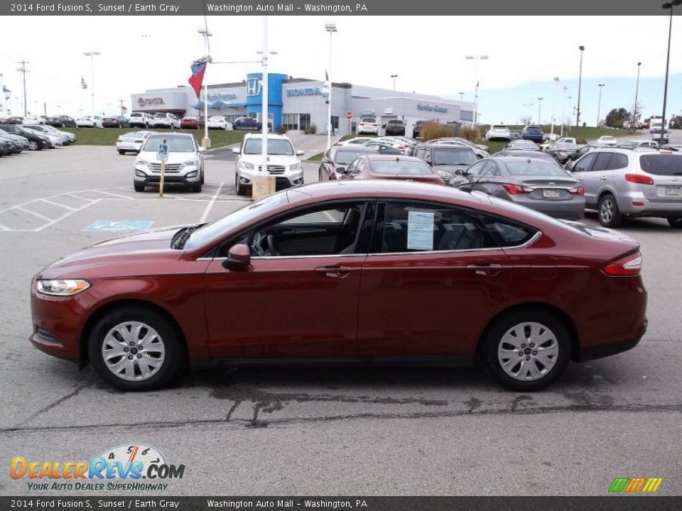 2014 Ford Fusion S Sunset / Earth Gray Photo #5