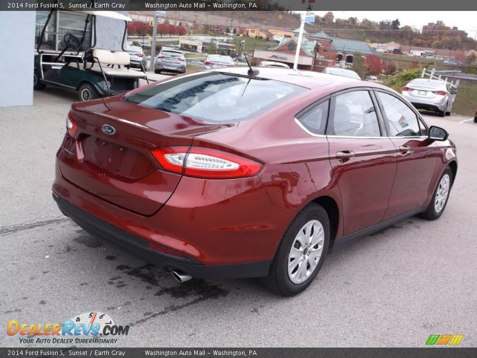 2014 Ford Fusion S Sunset / Earth Gray Photo #8