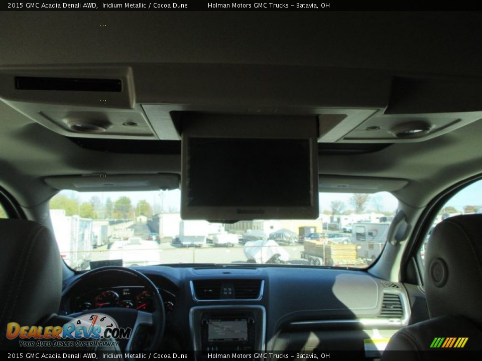 2015 GMC Acadia Denali AWD Iridium Metallic / Cocoa Dune Photo #29