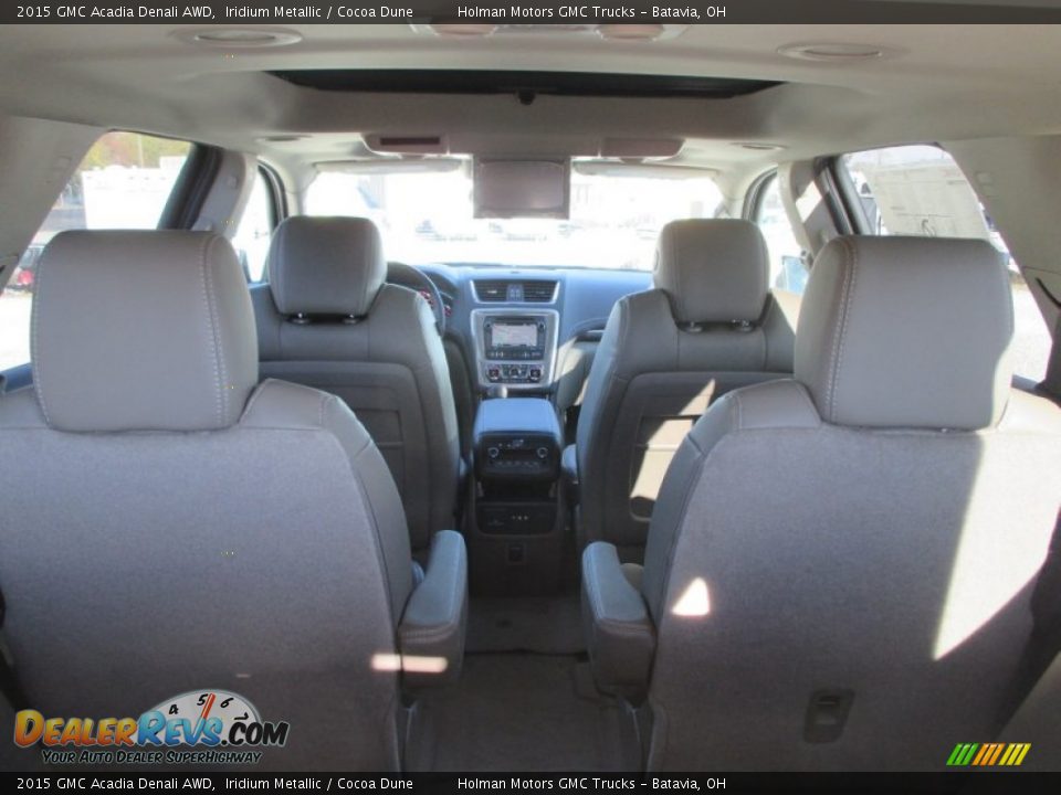 2015 GMC Acadia Denali AWD Iridium Metallic / Cocoa Dune Photo #34