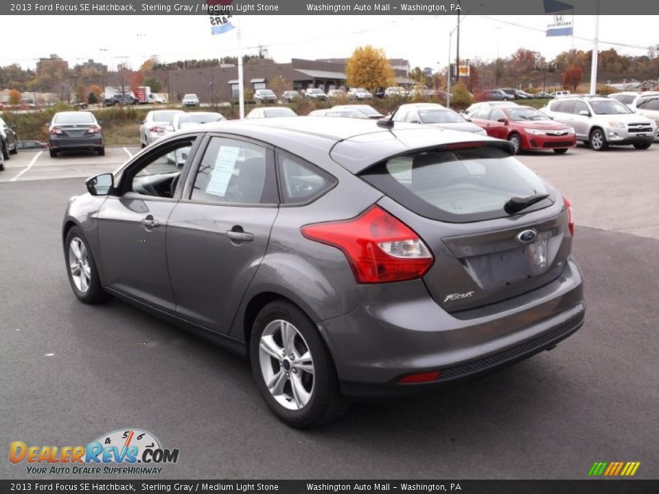 2013 Ford Focus SE Hatchback Sterling Gray / Medium Light Stone Photo #7
