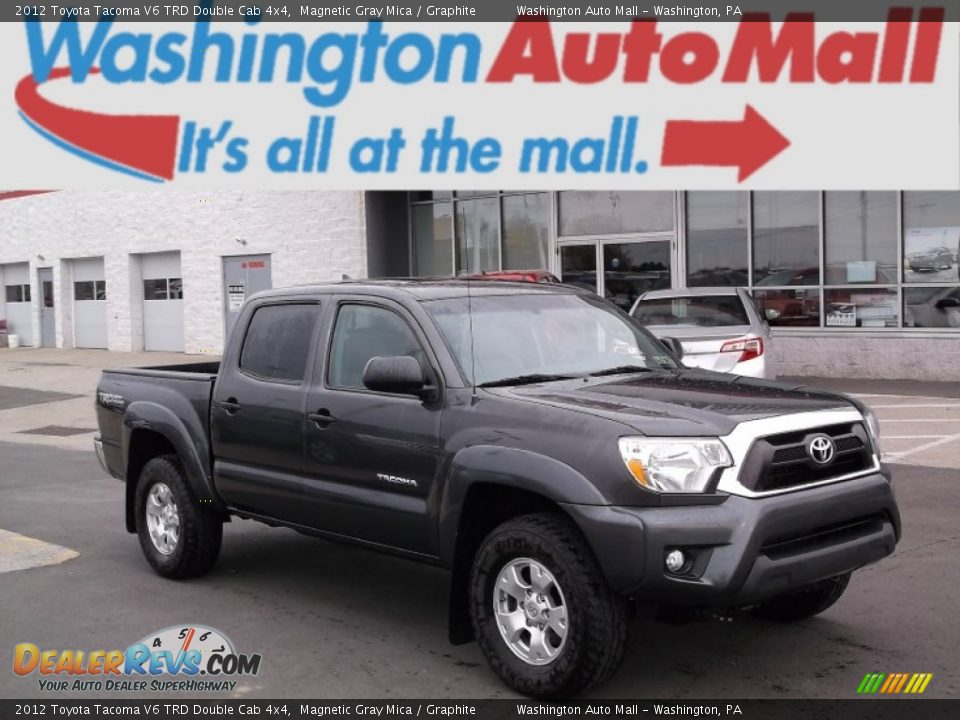 2012 Toyota Tacoma V6 TRD Double Cab 4x4 Magnetic Gray Mica / Graphite Photo #1