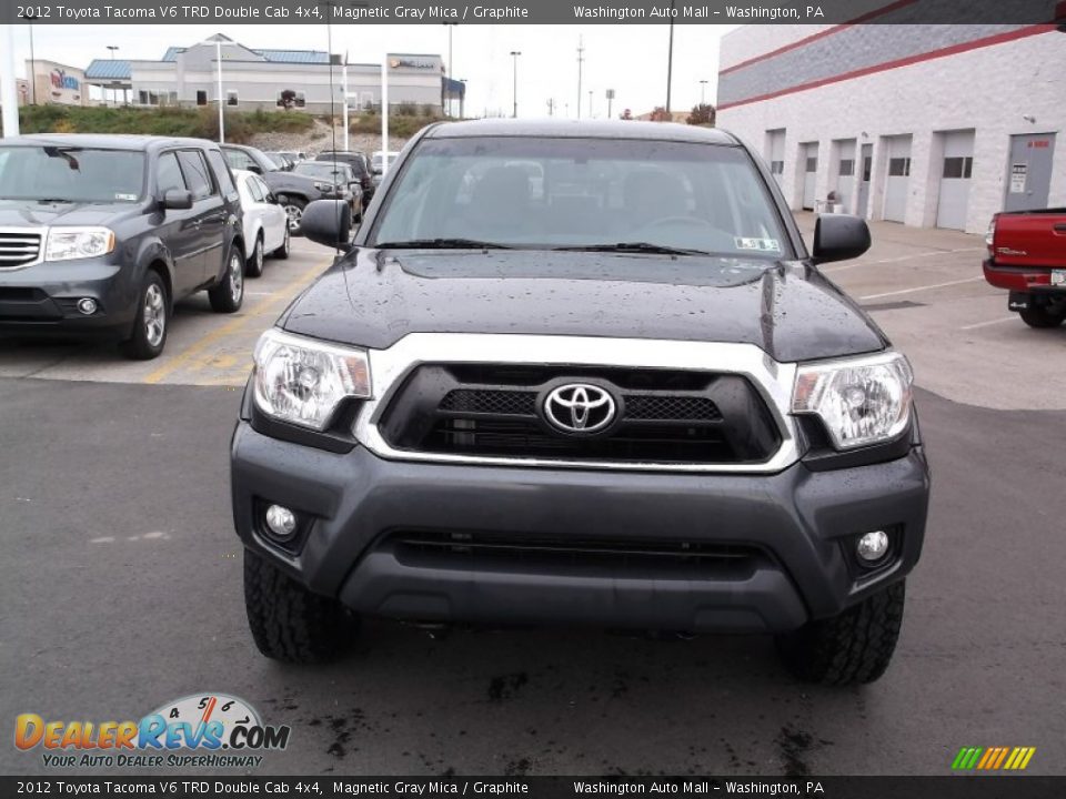 2012 Toyota Tacoma V6 TRD Double Cab 4x4 Magnetic Gray Mica / Graphite Photo #3