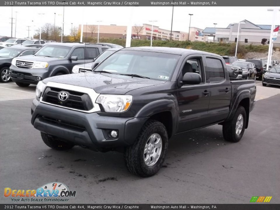 2012 Toyota Tacoma V6 TRD Double Cab 4x4 Magnetic Gray Mica / Graphite Photo #4