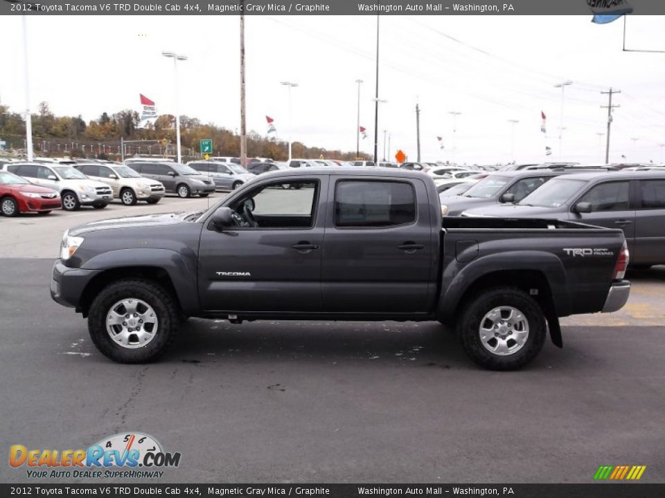 2012 Toyota Tacoma V6 TRD Double Cab 4x4 Magnetic Gray Mica / Graphite Photo #5
