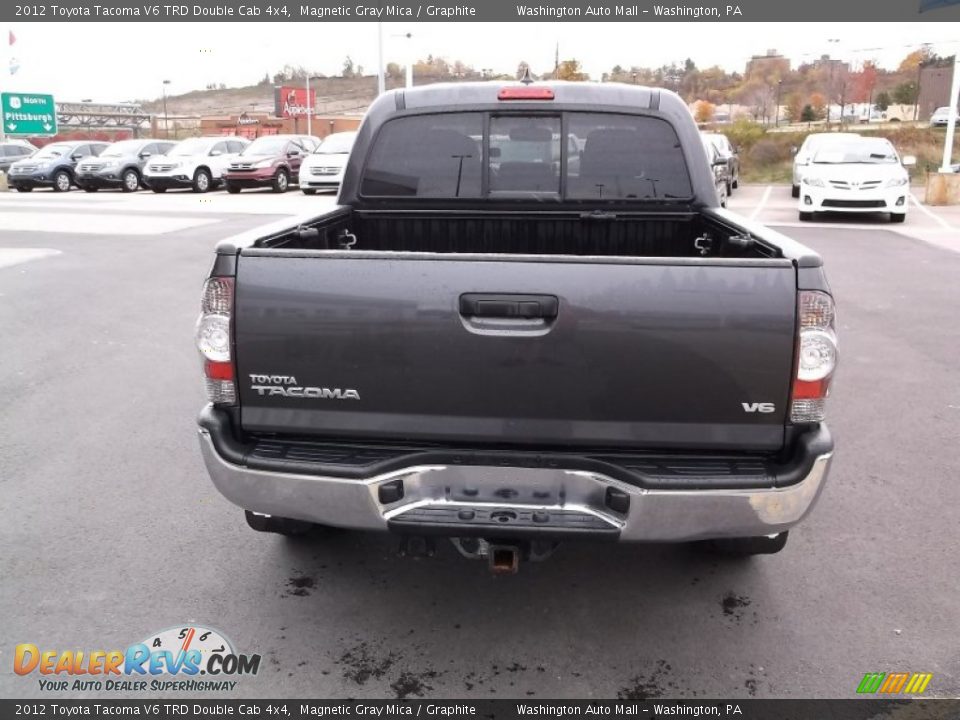 2012 Toyota Tacoma V6 TRD Double Cab 4x4 Magnetic Gray Mica / Graphite Photo #7