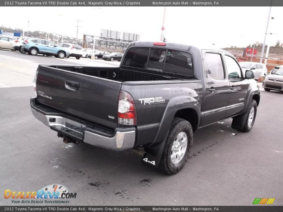 2012 Toyota Tacoma V6 TRD Double Cab 4x4 Magnetic Gray Mica / Graphite Photo #8