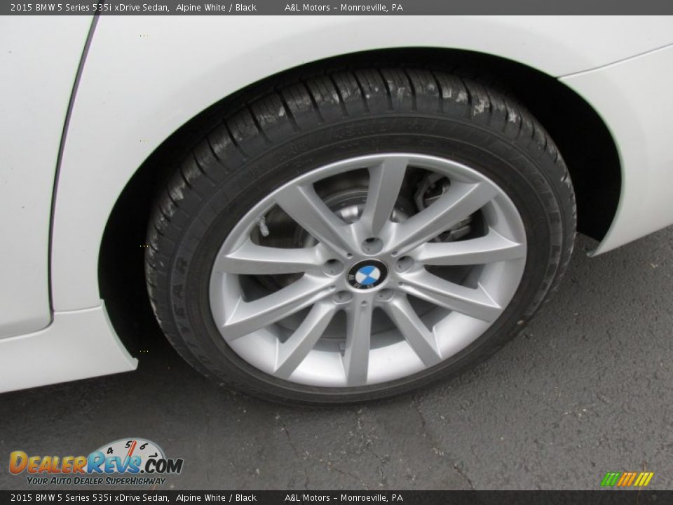 2015 BMW 5 Series 535i xDrive Sedan Alpine White / Black Photo #3