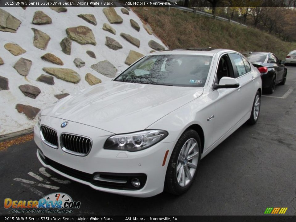 2015 BMW 5 Series 535i xDrive Sedan Alpine White / Black Photo #9