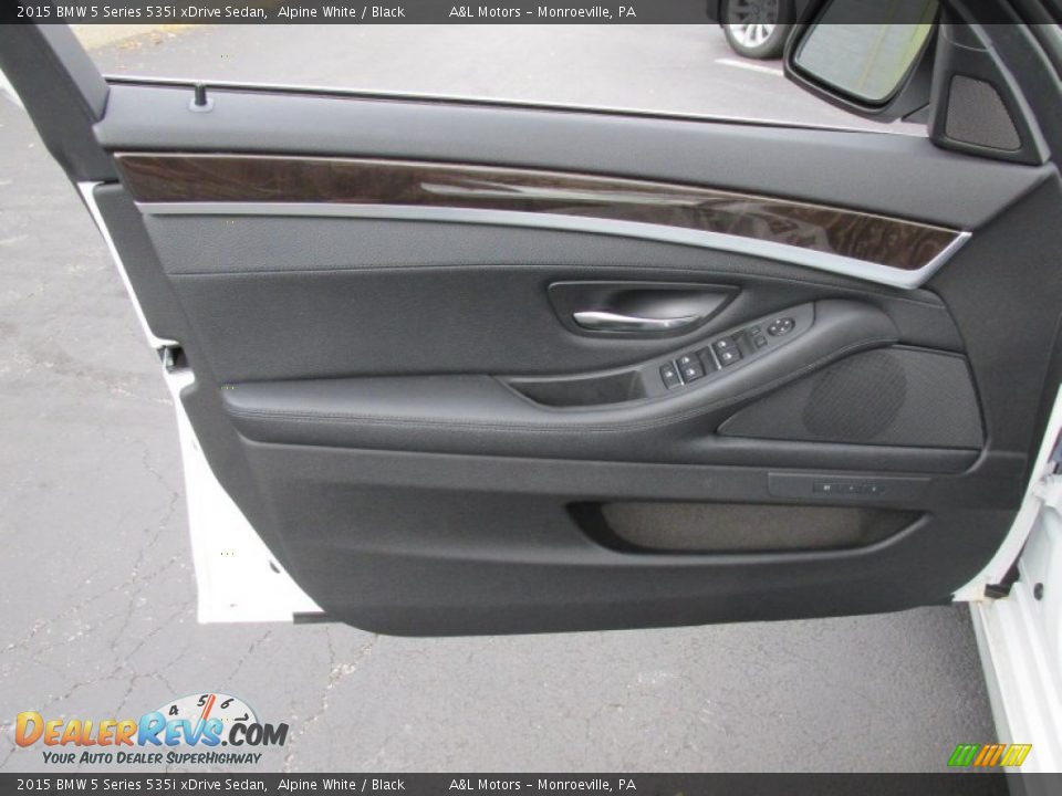 2015 BMW 5 Series 535i xDrive Sedan Alpine White / Black Photo #11