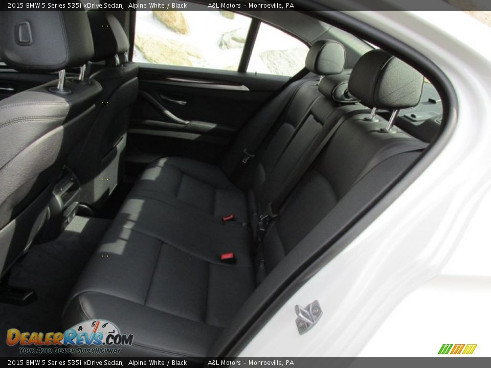 2015 BMW 5 Series 535i xDrive Sedan Alpine White / Black Photo #14