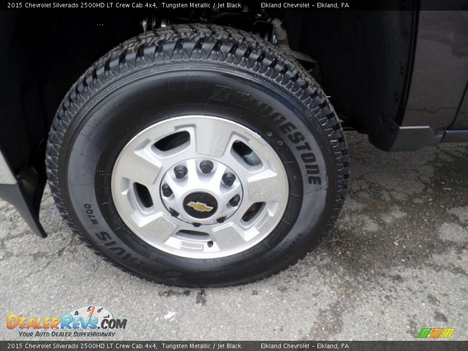 2015 Chevrolet Silverado 2500HD LT Crew Cab 4x4 Tungsten Metallic / Jet Black Photo #9