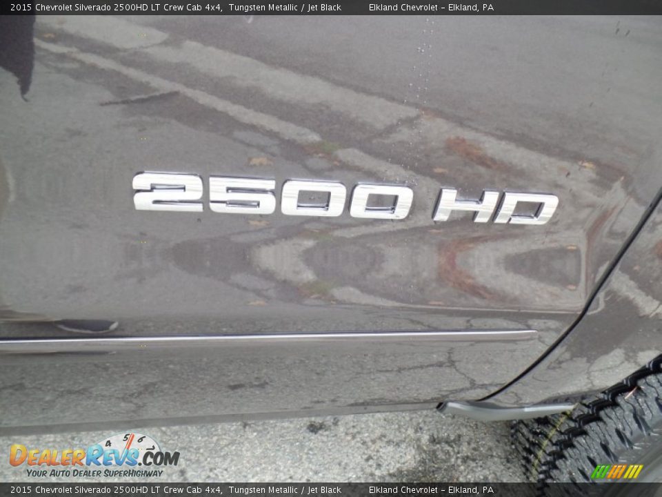 2015 Chevrolet Silverado 2500HD LT Crew Cab 4x4 Tungsten Metallic / Jet Black Photo #14