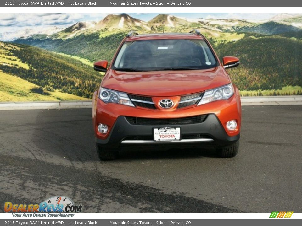 2015 Toyota RAV4 Limited AWD Hot Lava / Black Photo #2