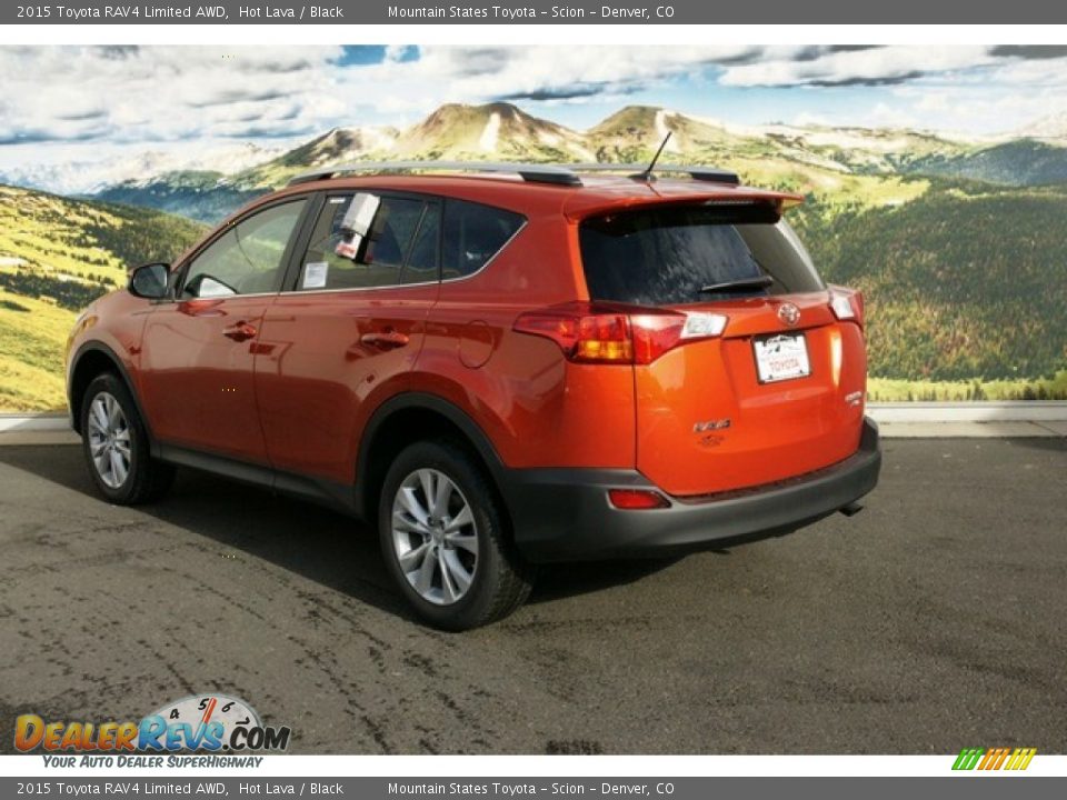 2015 Toyota RAV4 Limited AWD Hot Lava / Black Photo #3