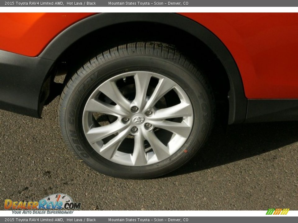2015 Toyota RAV4 Limited AWD Hot Lava / Black Photo #9