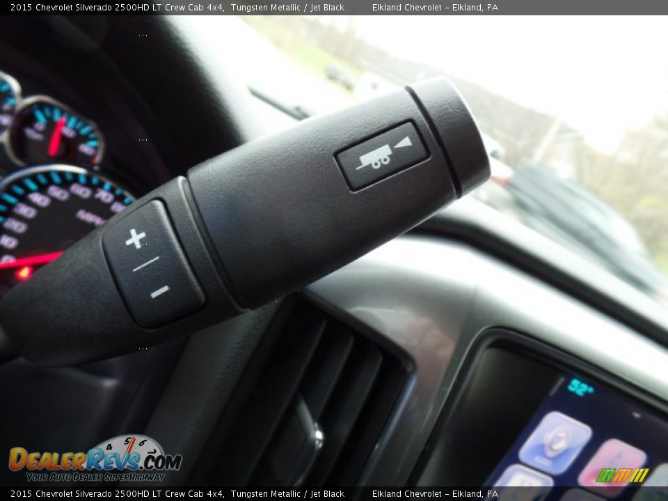 2015 Chevrolet Silverado 2500HD LT Crew Cab 4x4 Tungsten Metallic / Jet Black Photo #24