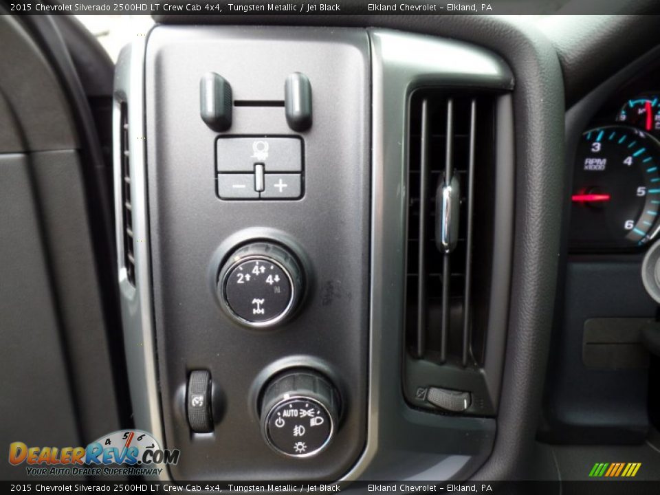 2015 Chevrolet Silverado 2500HD LT Crew Cab 4x4 Tungsten Metallic / Jet Black Photo #26