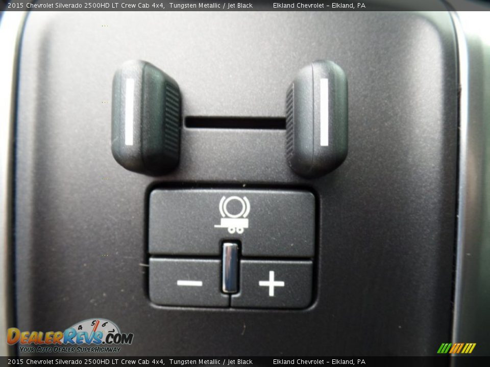 2015 Chevrolet Silverado 2500HD LT Crew Cab 4x4 Tungsten Metallic / Jet Black Photo #27