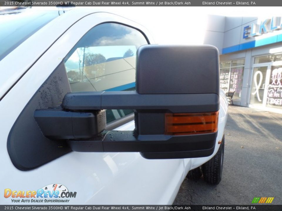 2015 Chevrolet Silverado 3500HD WT Regular Cab Dual Rear Wheel 4x4 Summit White / Jet Black/Dark Ash Photo #9