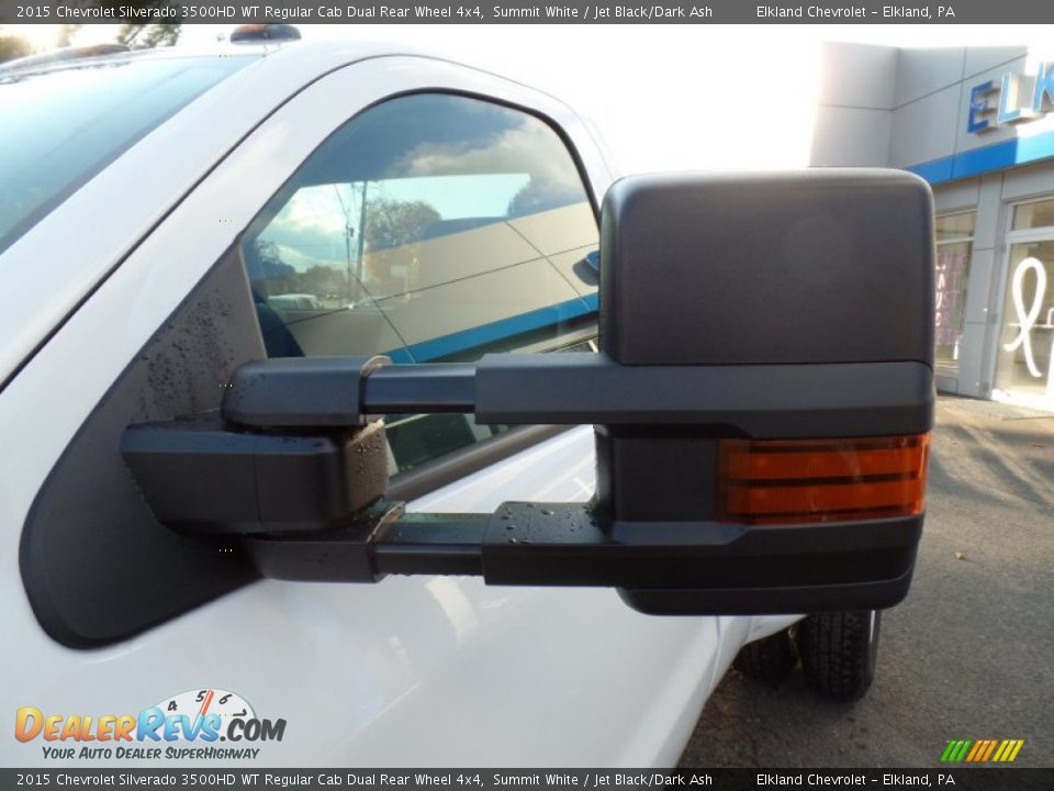 2015 Chevrolet Silverado 3500HD WT Regular Cab Dual Rear Wheel 4x4 Summit White / Jet Black/Dark Ash Photo #10