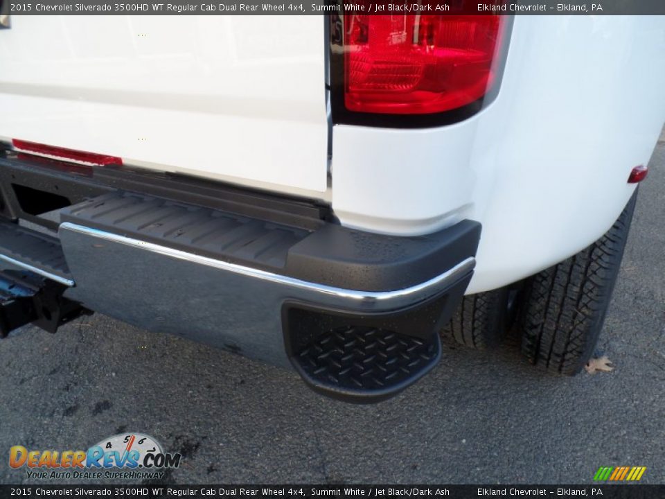 2015 Chevrolet Silverado 3500HD WT Regular Cab Dual Rear Wheel 4x4 Summit White / Jet Black/Dark Ash Photo #14