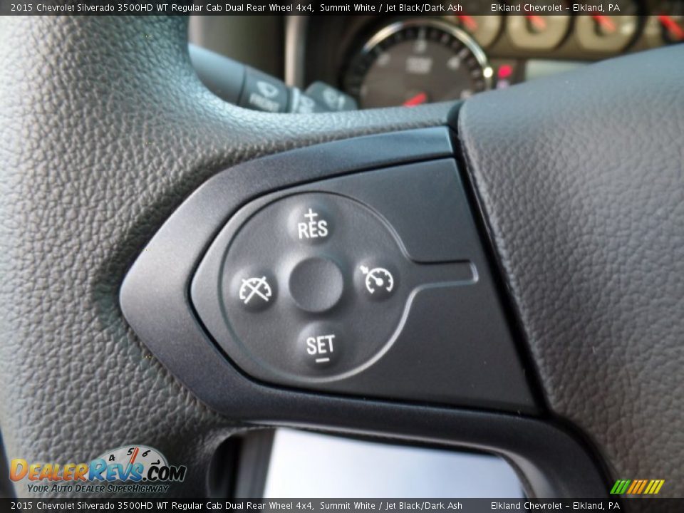 2015 Chevrolet Silverado 3500HD WT Regular Cab Dual Rear Wheel 4x4 Summit White / Jet Black/Dark Ash Photo #23