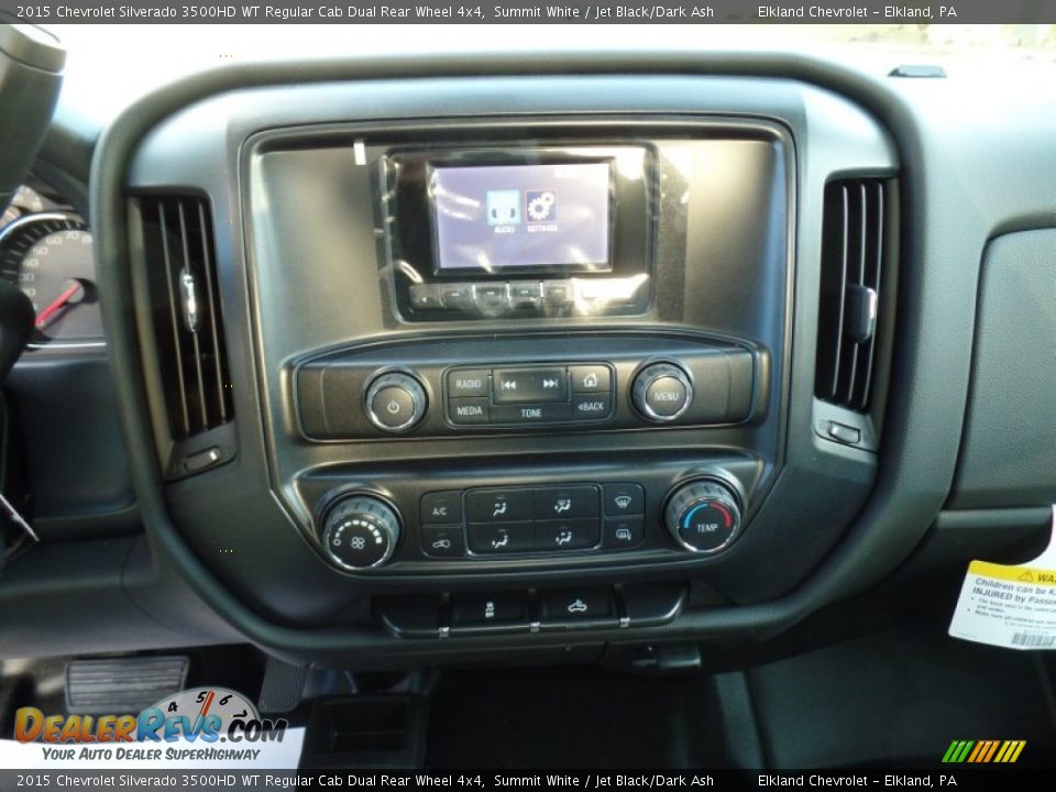 2015 Chevrolet Silverado 3500HD WT Regular Cab Dual Rear Wheel 4x4 Summit White / Jet Black/Dark Ash Photo #28