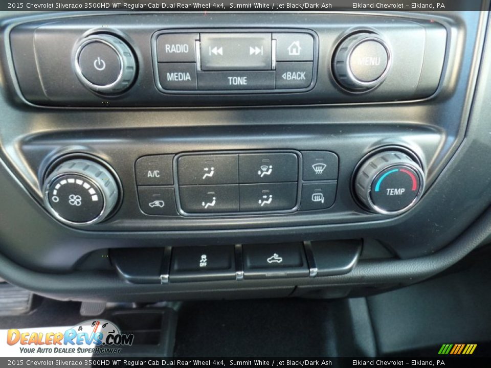 Controls of 2015 Chevrolet Silverado 3500HD WT Regular Cab Dual Rear Wheel 4x4 Photo #32